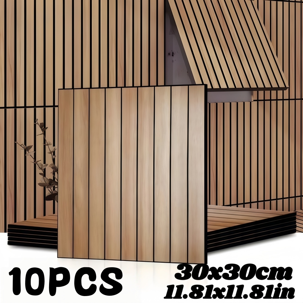 Pvc Panel Background - 10 Buah Stiker Dinding 3D Grille